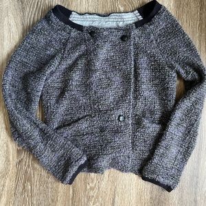 Free People boucle jacket size medium